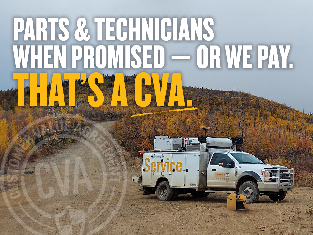 Parts and Technicians when promised, or we pay. That's a CVA.