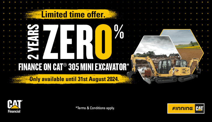 UNBEATABLE SUMMER OFFER ON THE CAT 305