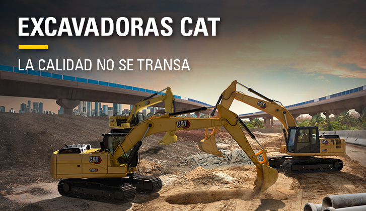 excavadoras caterpillar en finning